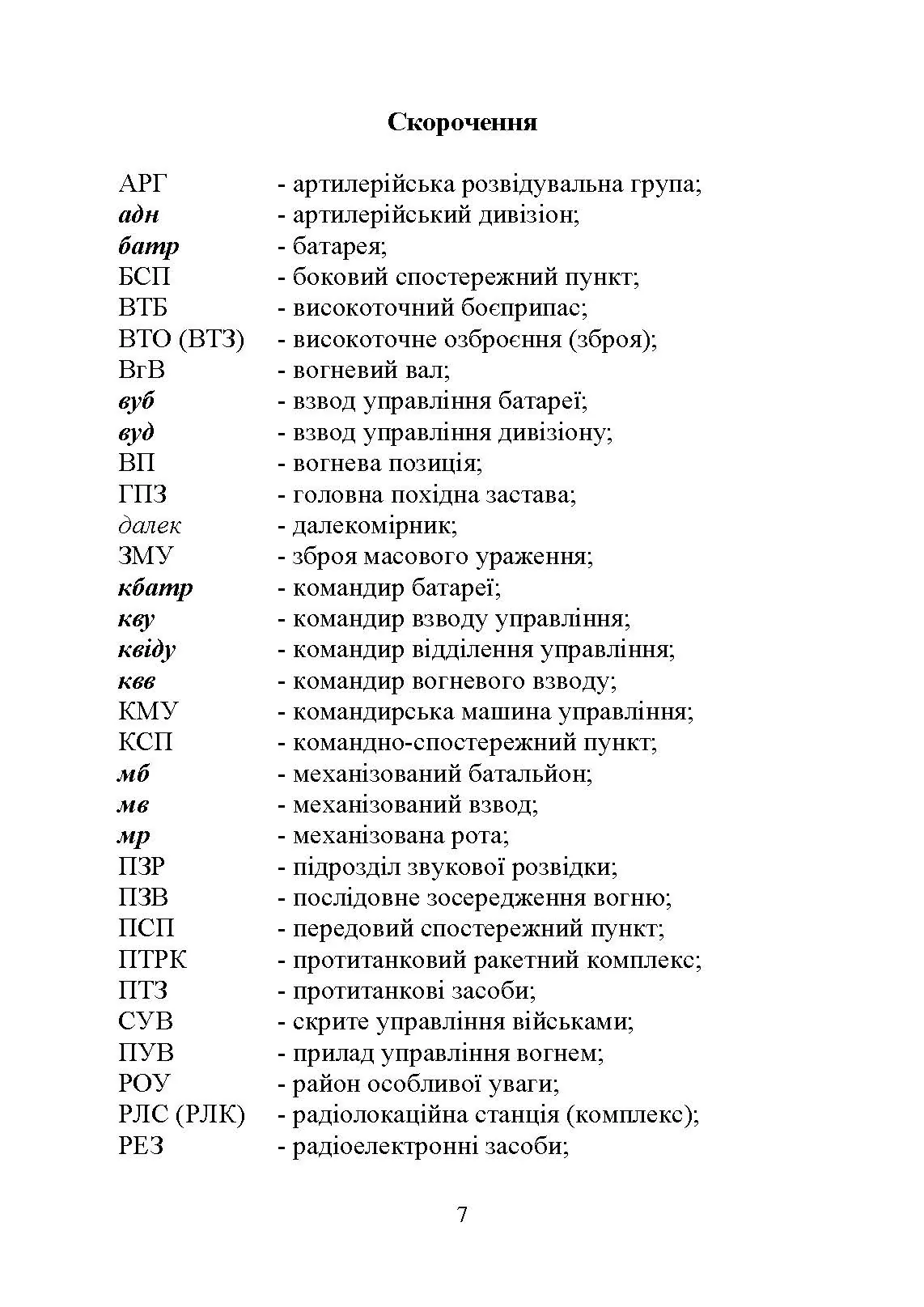 Дії взводу управління в бою. Автор — Ю. І. Пушкарьов, М. М. Ляпа, П. Є. Трофименко, О. В. Панченко. 