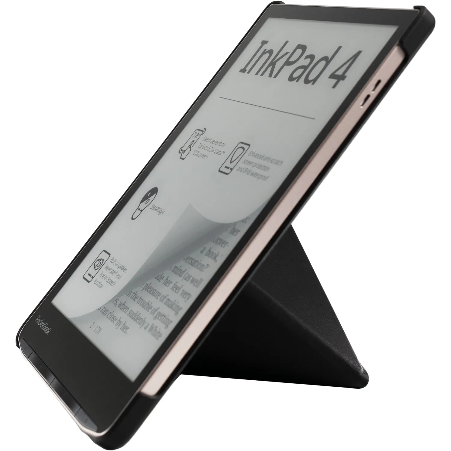 Обкладинка PocketBook 7.8", InkPad(PB743), Origami Cover, чорна. . 