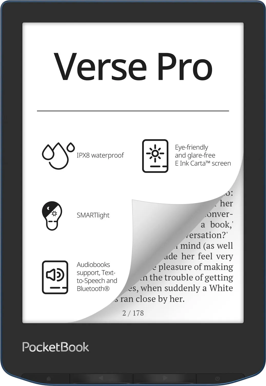 Електронна книжка PocketBook  Verse Pro (PB634) Azure