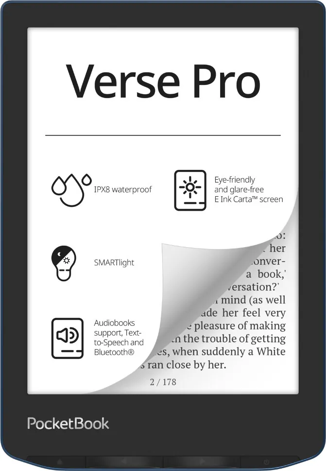 Електронна книжка PocketBook  Verse Pro (PB634) Azure