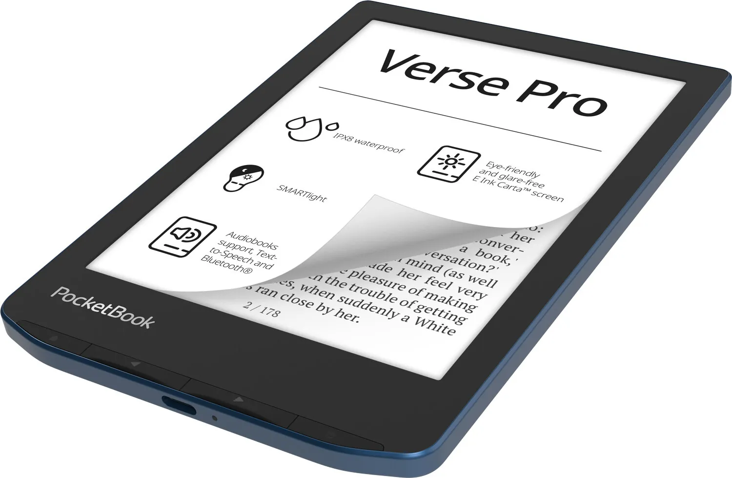 Електронна книжка PocketBook  Verse Pro (PB634) Azure. . 