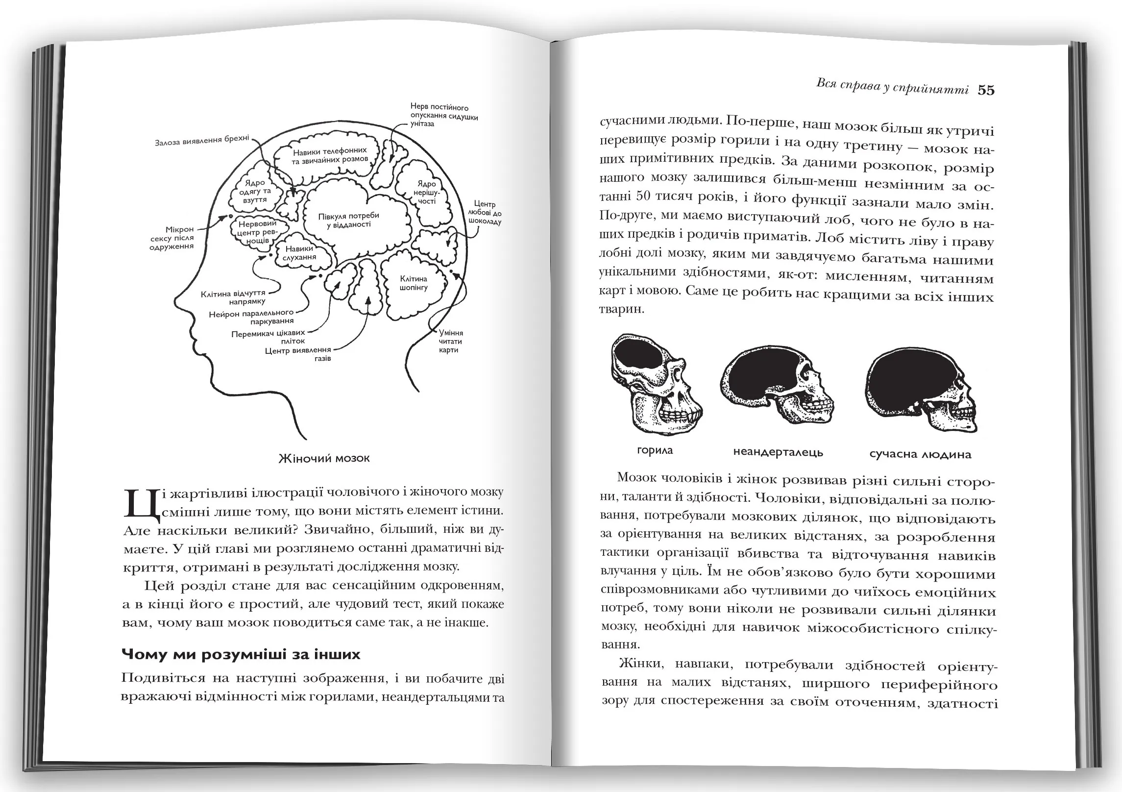 Чому чоловіки слухають вибірково, а жінки не розуміються на мапах. Автор — Піз А., Піз Б.. 
