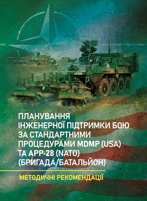 Планування інженерної підтримки бою за стандартними процедурами MDMP (USA) та APP-28 (NATO) (бригада/батальйон).. . 