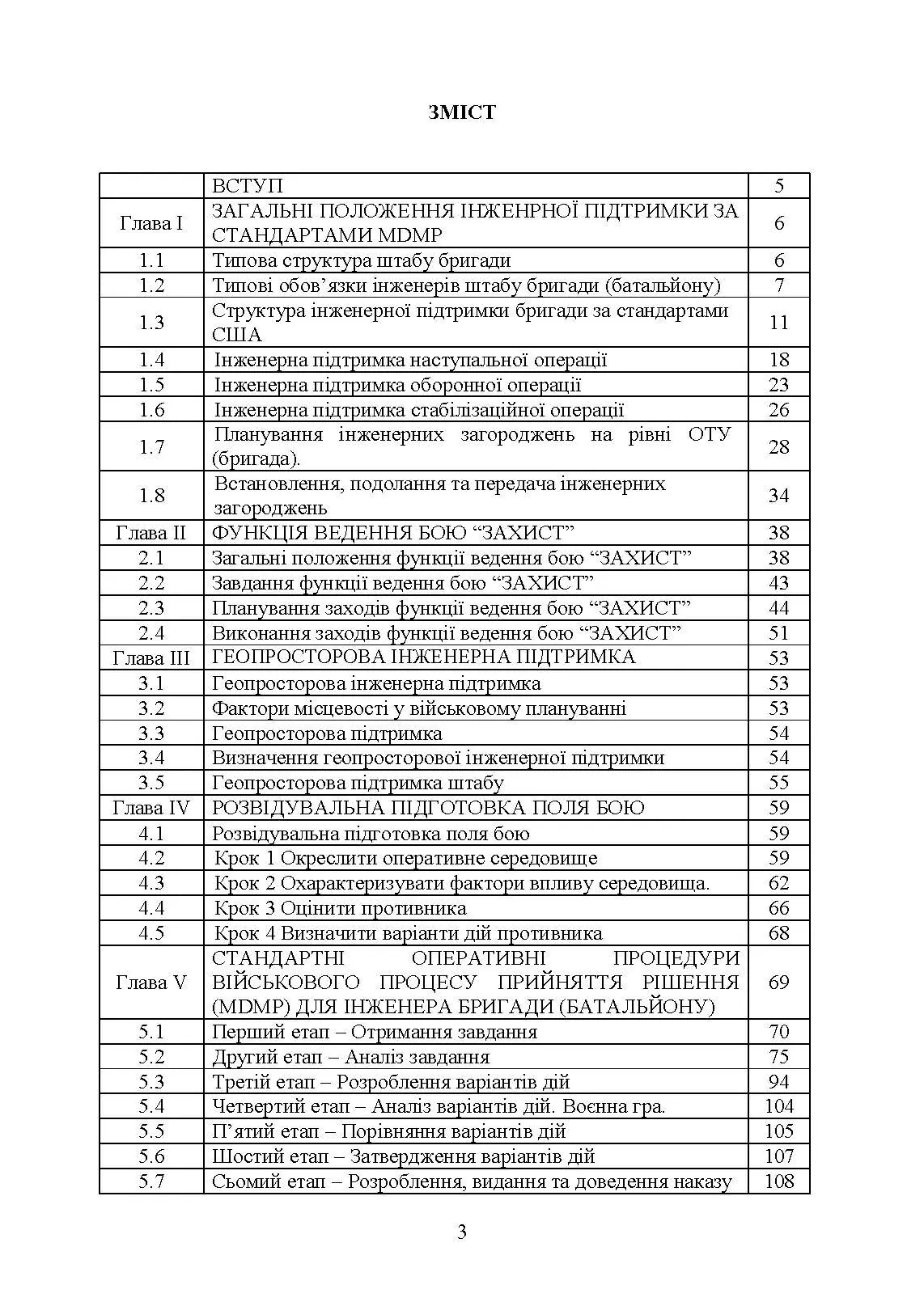 Планування інженерної підтримки бою за стандартними процедурами MDMP (USA) та APP-28 (NATO) (бригада/батальйон).. . 