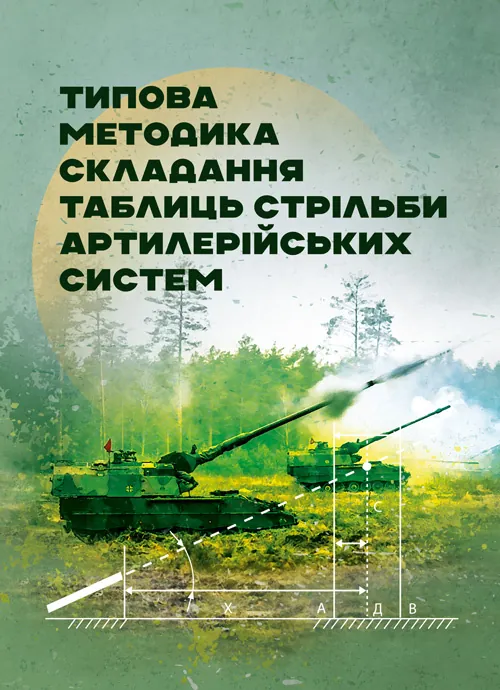 Типова методика складання таблиць стрільби артилерійських систем. . 