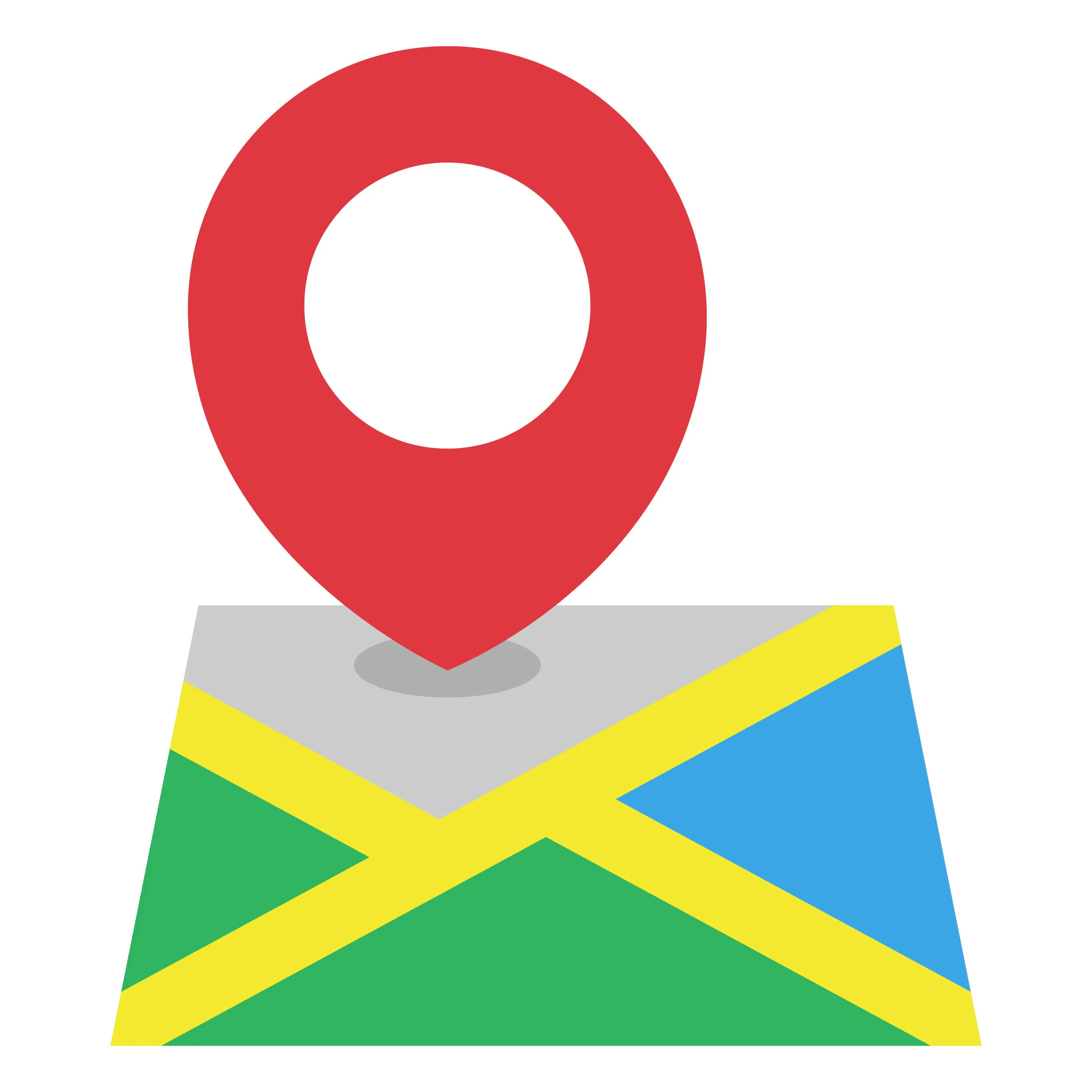 Карта цветная