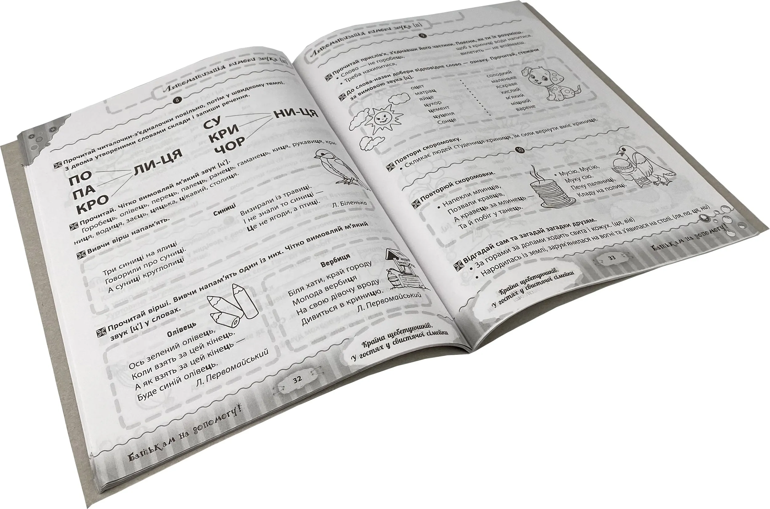 Країна щебетунчиків. У гостях у свистячої сімейки. Автор — Наталья Пасечник. 