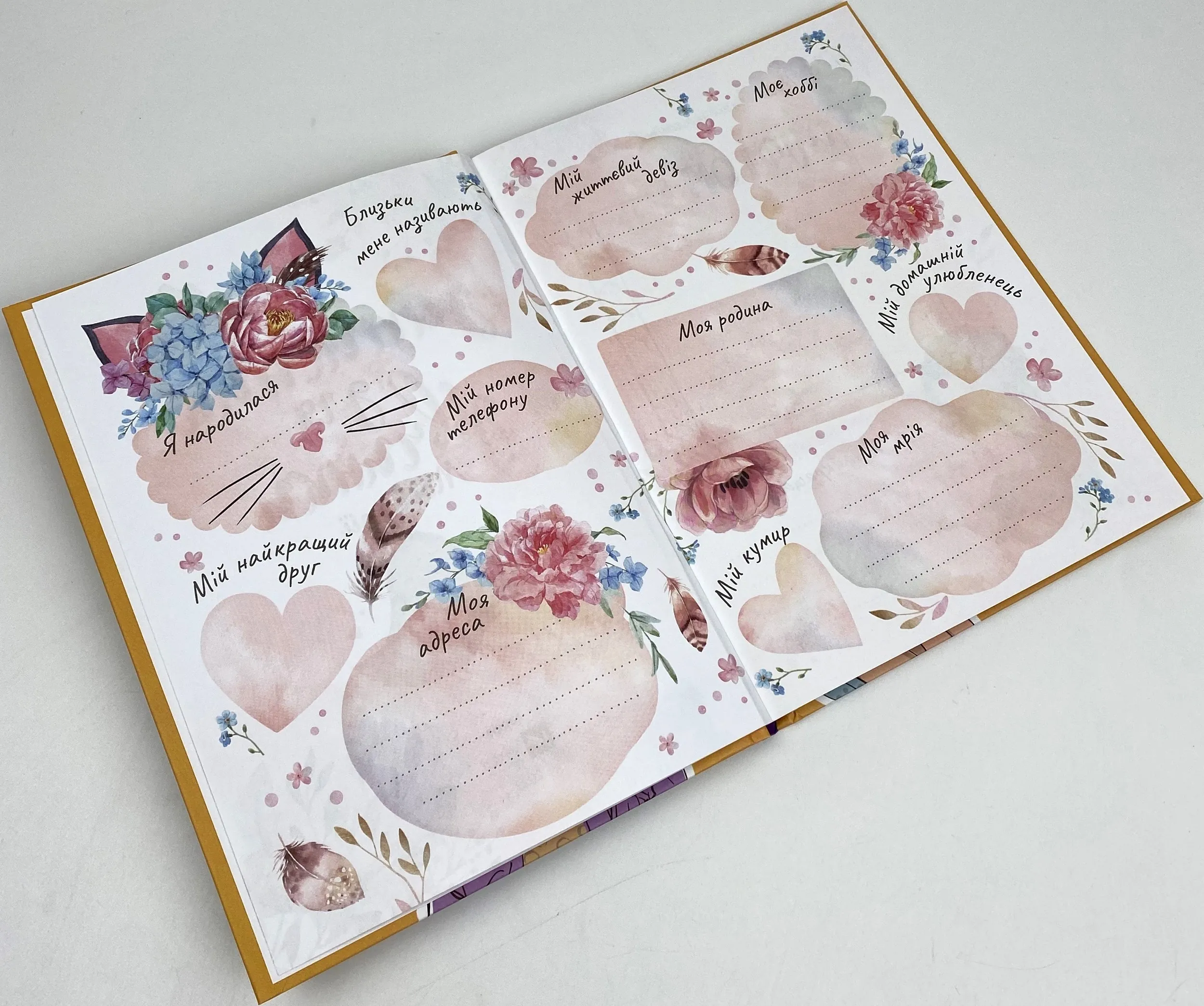 Записник для дівчинки. Мої надії. . 