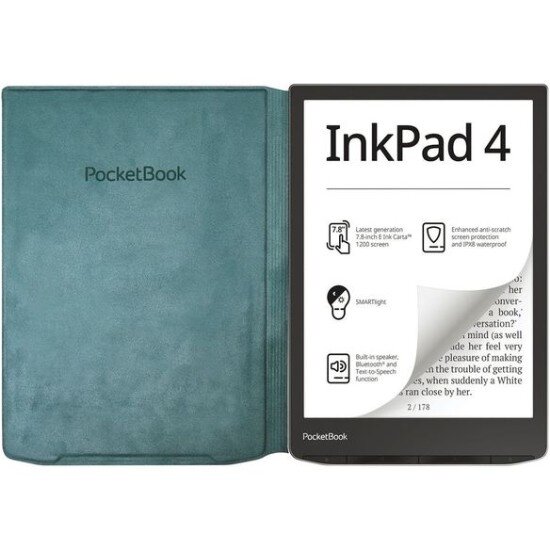 Обкладинка PocketBook 7.8", InkPad(PB743), Flip cover, темно зелена. . 