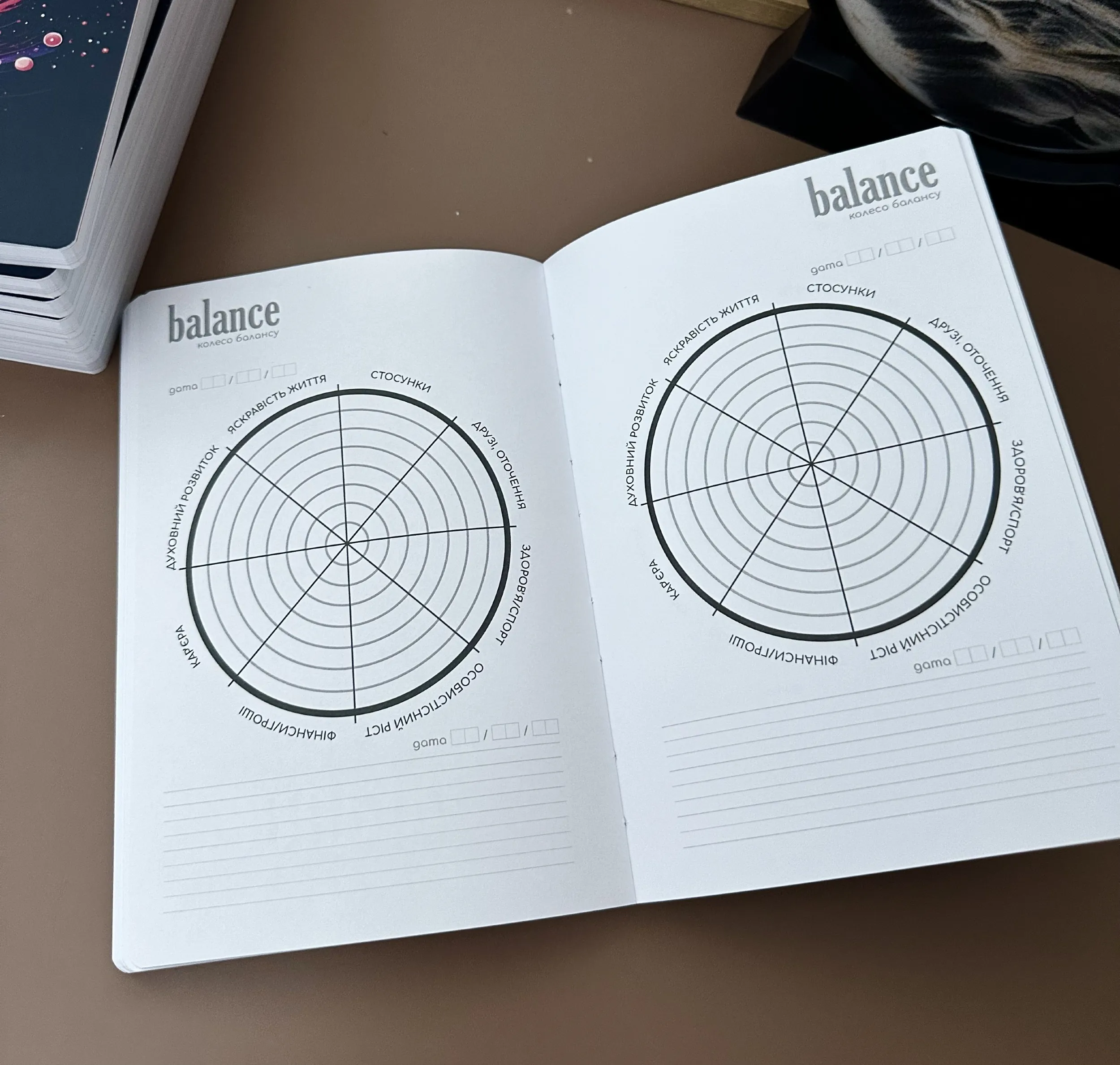 Мотиваційний блокнот "Мрій. Зростай. Люби". Автор — Алла Чорнолуцька. 