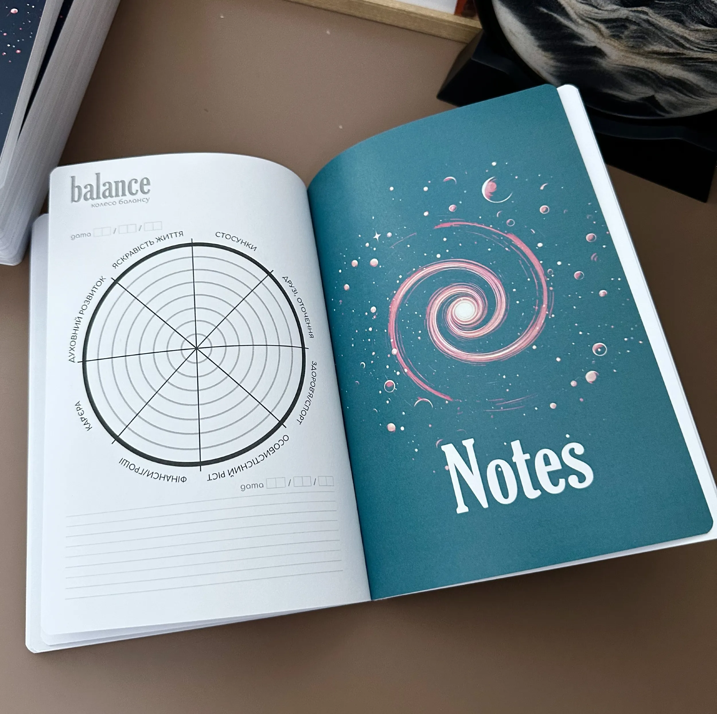 Мотиваційний блокнот "Мрій. Зростай. Люби". Автор — Алла Чорнолуцька. 