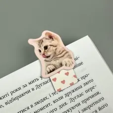 Закладки на магнітах "Милі котики"