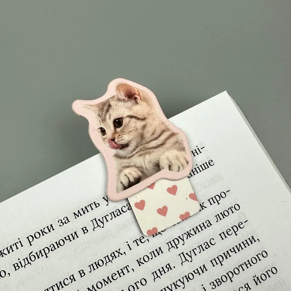 Закладки на магнітах &quot;Милі котики&quot;