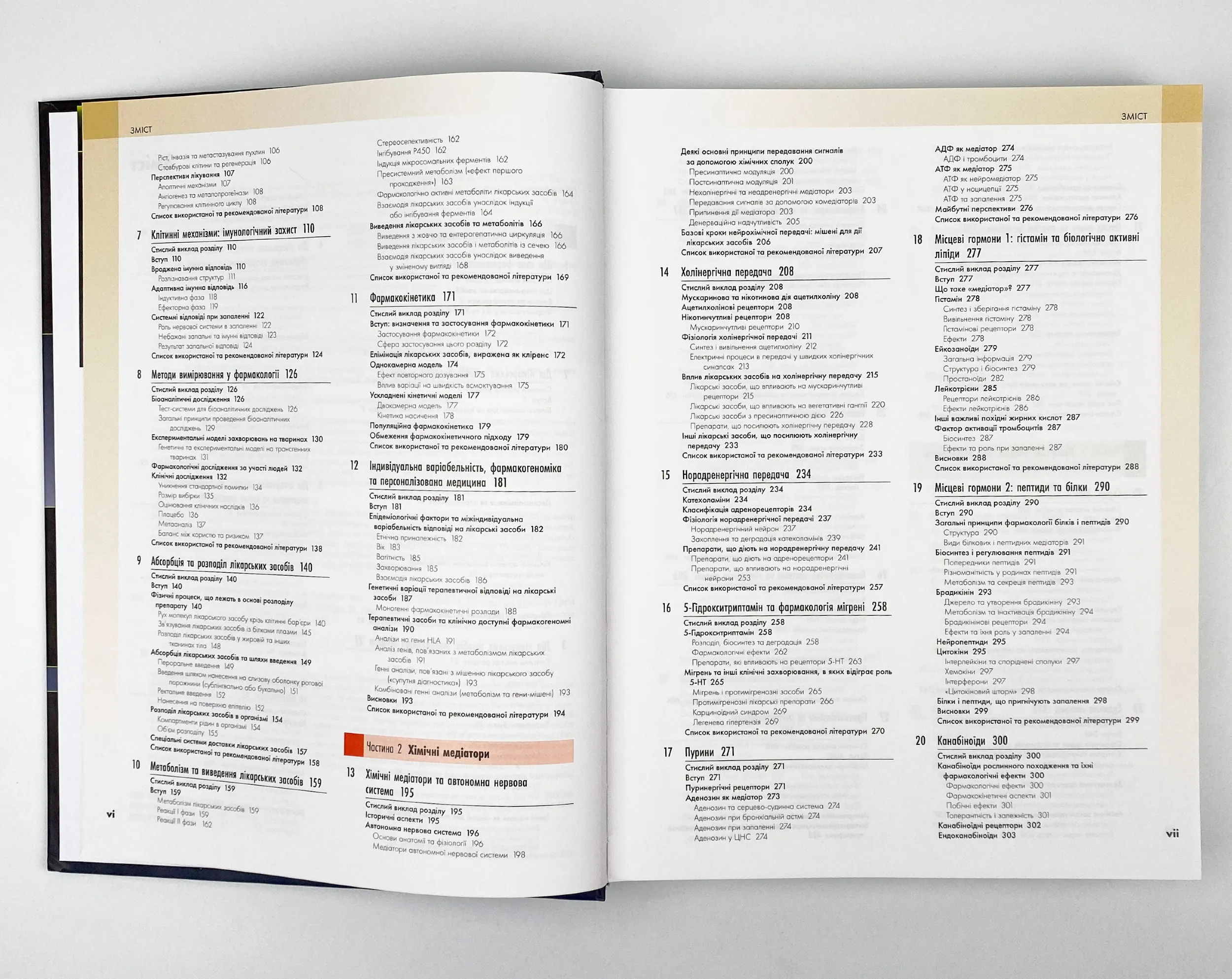 Фармакологія за Рангом і Дейлом: 9-е видання: у 2 томах. Том 1. Автор — Род Флавер, Юн Конг Лоук, Джеймс М Ріттер, Ґрем Гендерсон, Девід Мак’юен, Гамфрі П Ранг. 