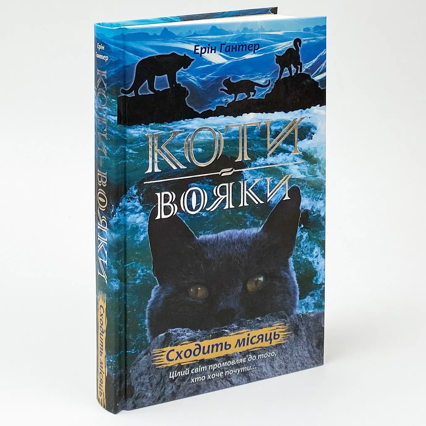 Коти-вояки. Нове пророцтво. Книга 2. Сходить місяць. Автор — Ерін Гантер. 