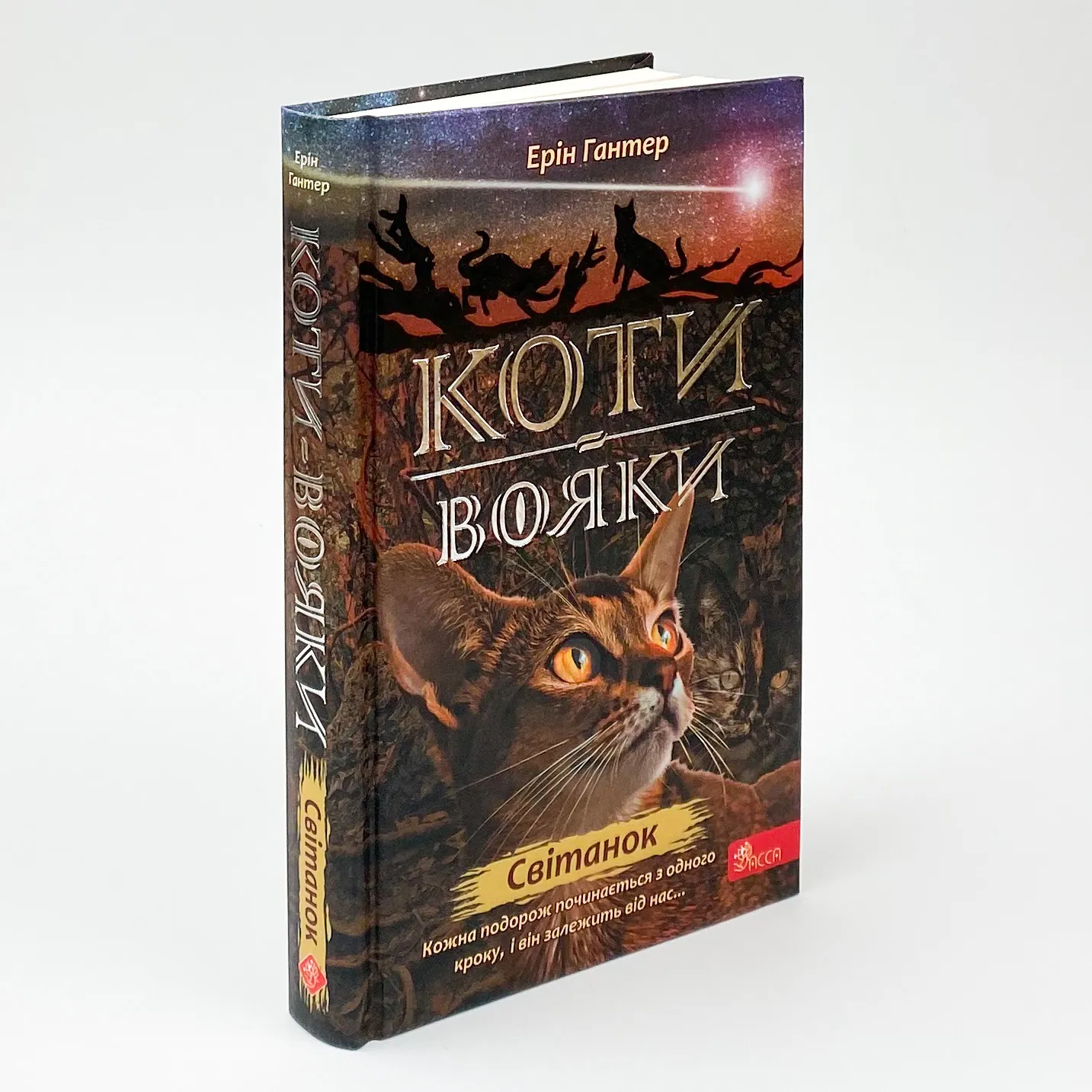 Коти-вояки. Нове пророцтво. Книга 3. Світанок. Автор — Ерін Гантер. 