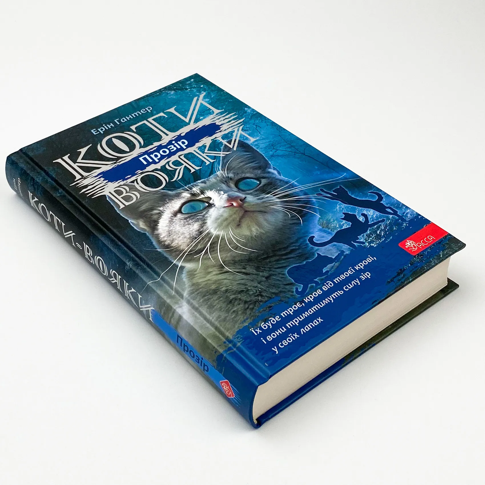 Коти-вояки. Сила трьох. Книга 1. Прозір. Автор — Ерін Гантер. 