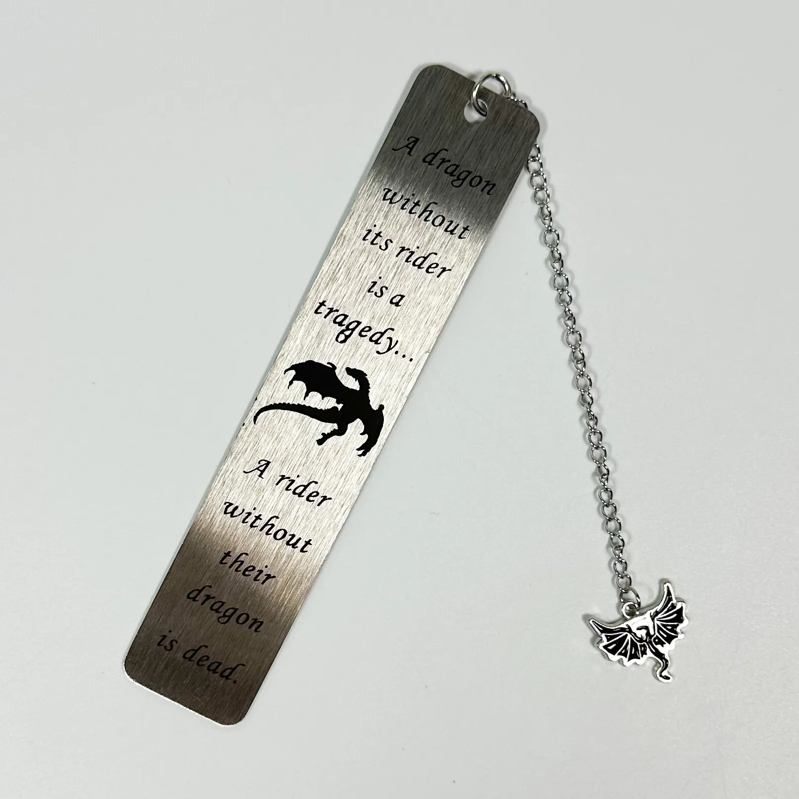 Закладка металева Дракон