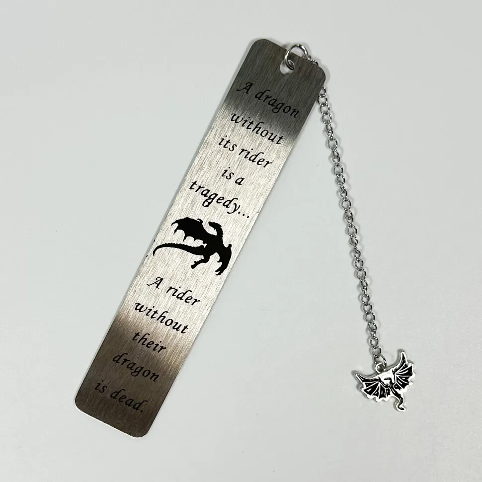 Закладка металева Дракон