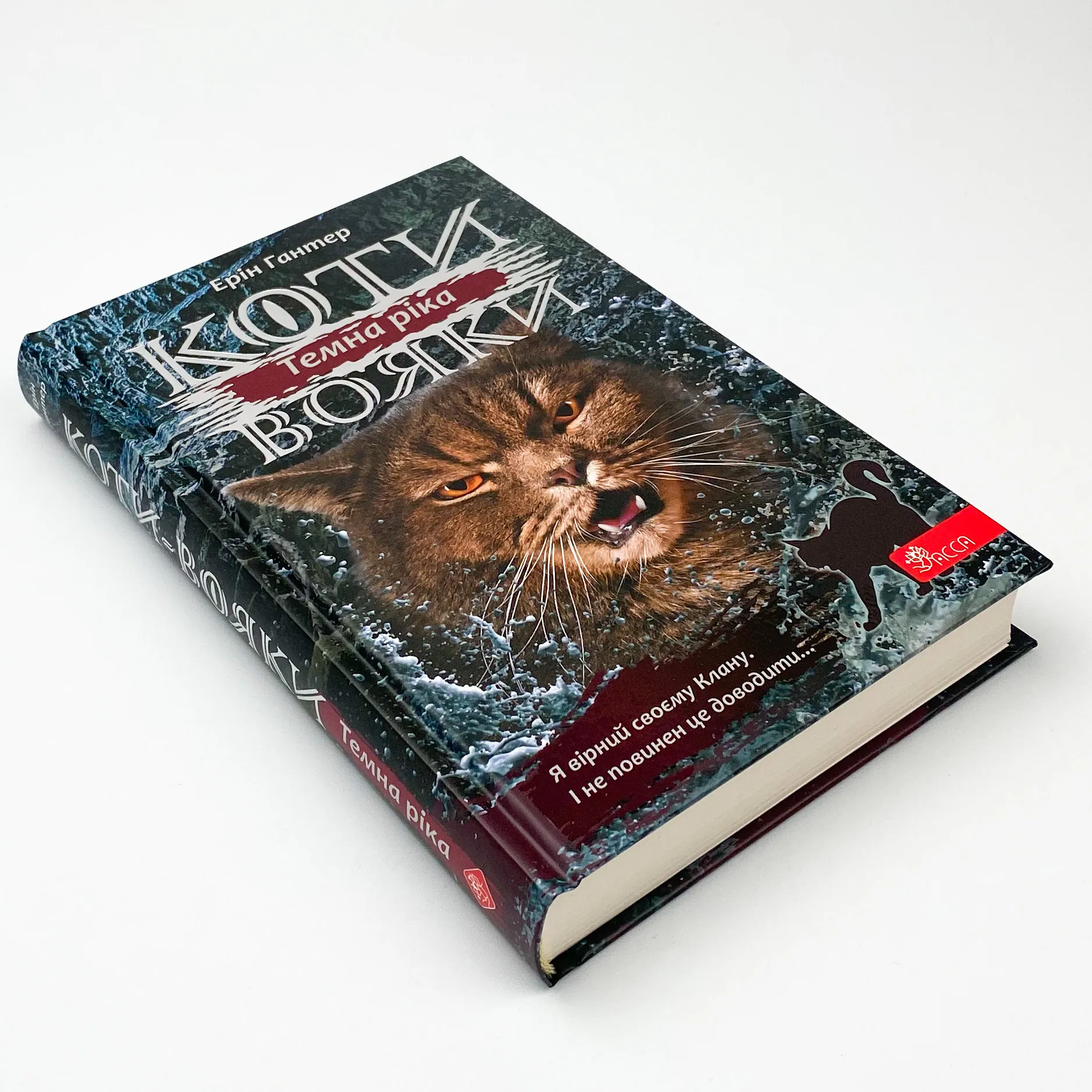 Коти-вояки. Сила трьох. Книга 2. Темна ріка. Автор — Ерін Гантер. 