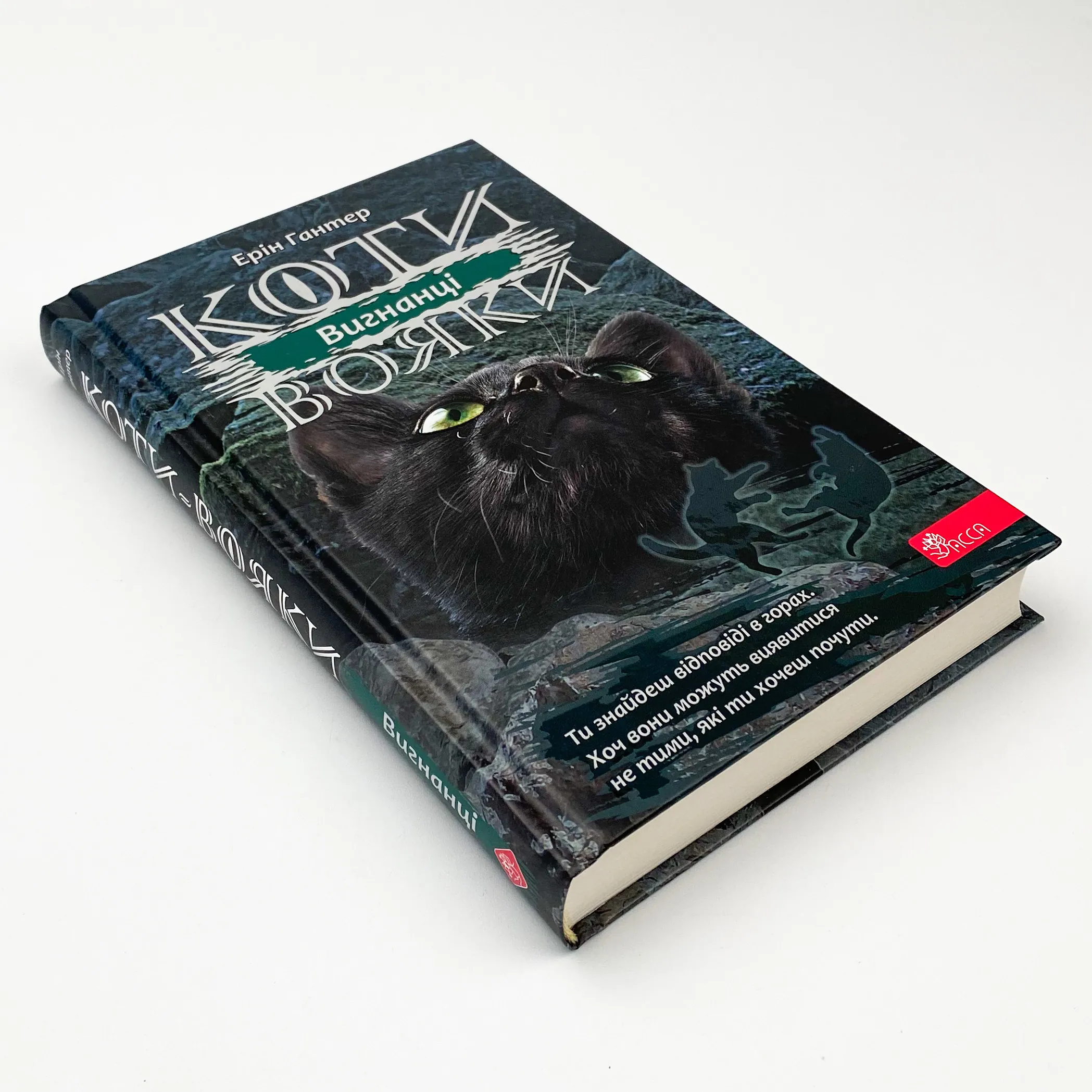 Коти-вояки. Сила трьох. Книга 3. Вигнанці. Автор — Ерін Гантер. 