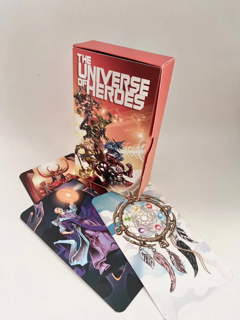 Колода метафоричних асоціативних карт «THE UNIVERSE OF HEROES»