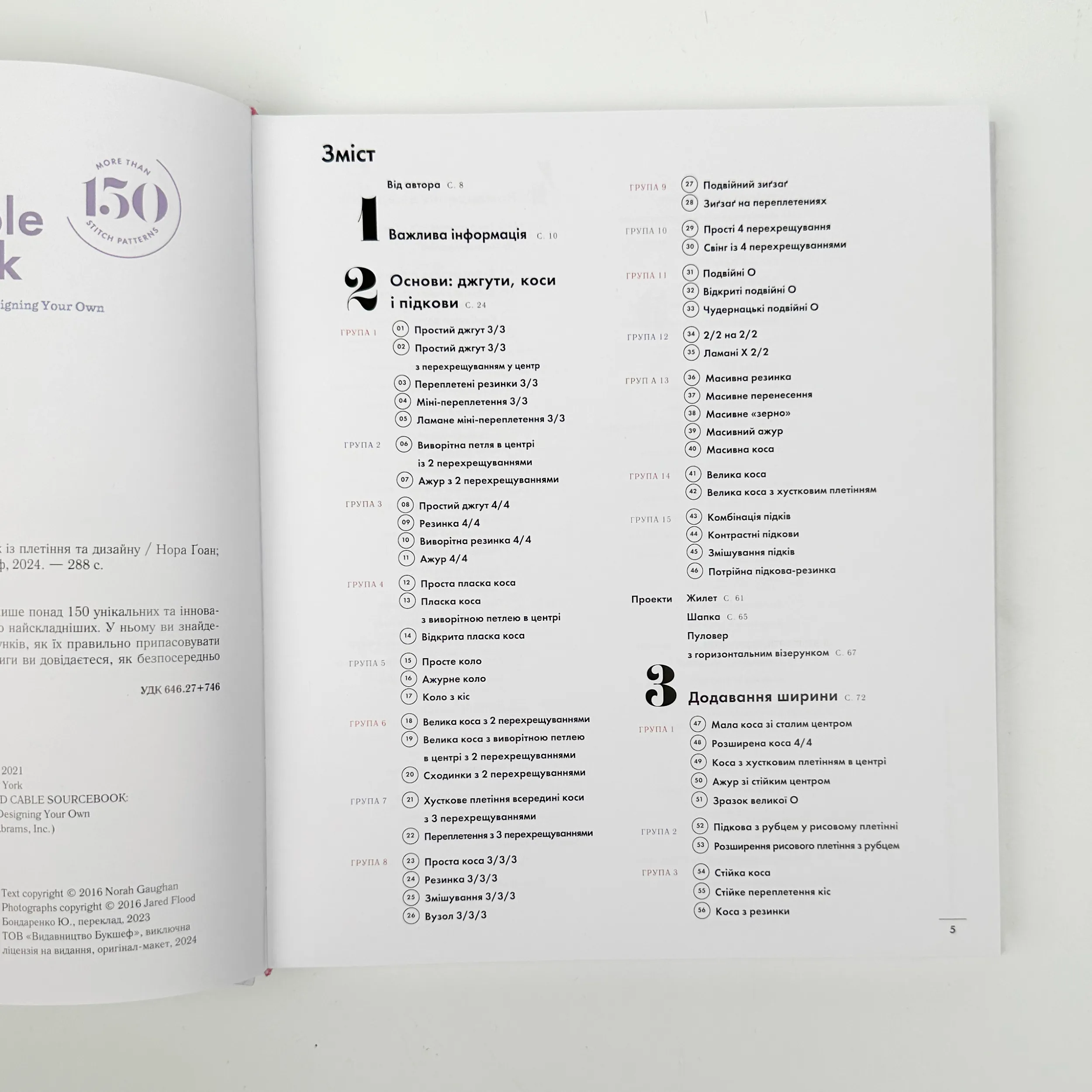 Енциклопедія візерунків. Джгути, коси, арани. Посібник із плетіння та дизайну 