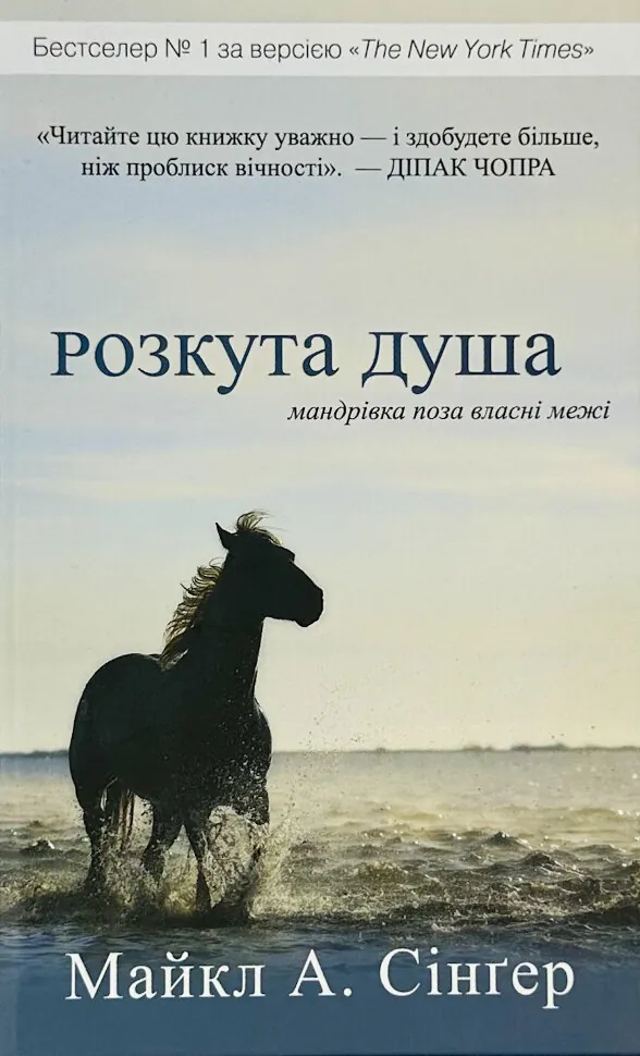 Розкута душа. Мандрівка поза власні межі. Автор — Майкл А. Сінгер. Обкладинка — Тверда