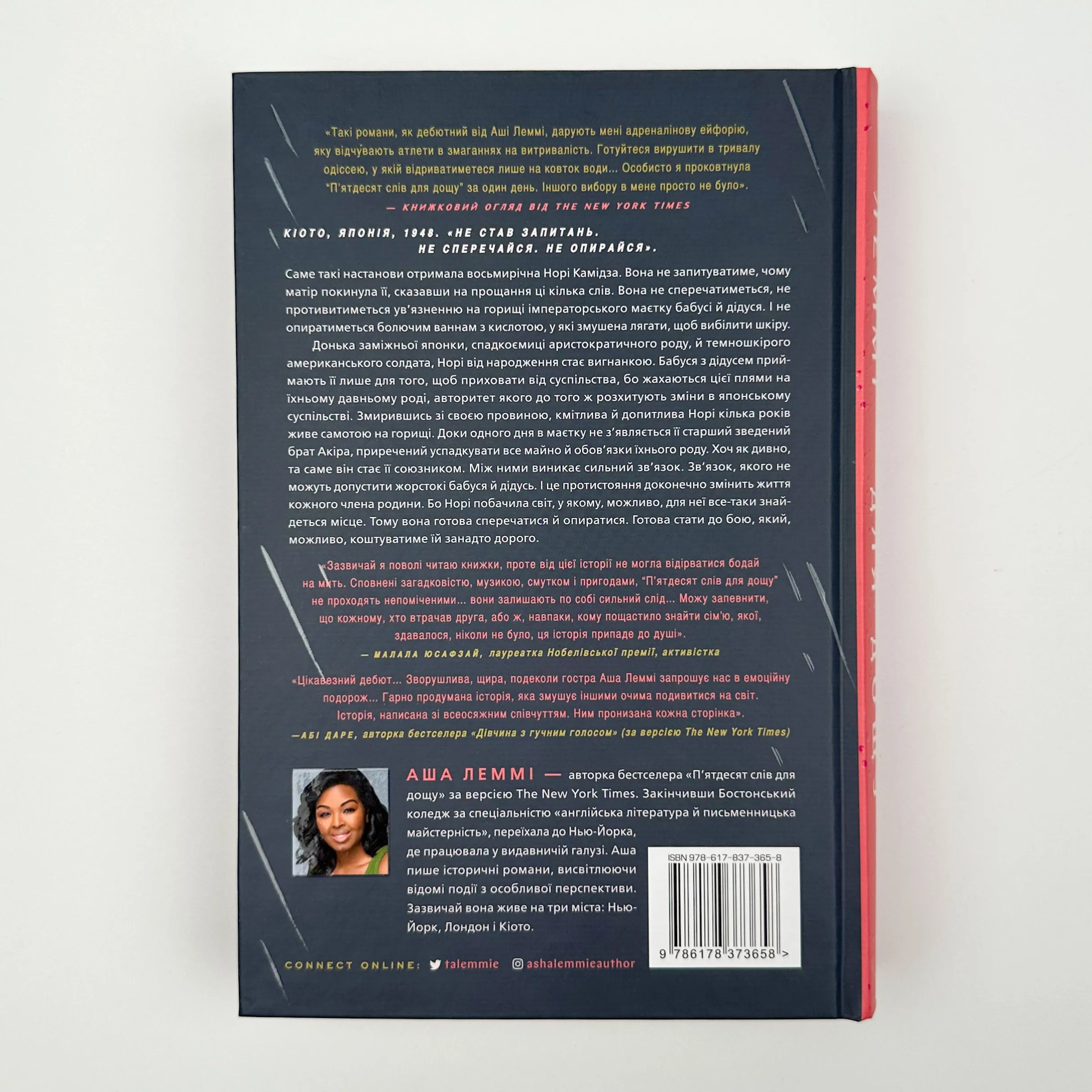 П’ятдесят слів для дощу. Автор — Аша Леммі. 