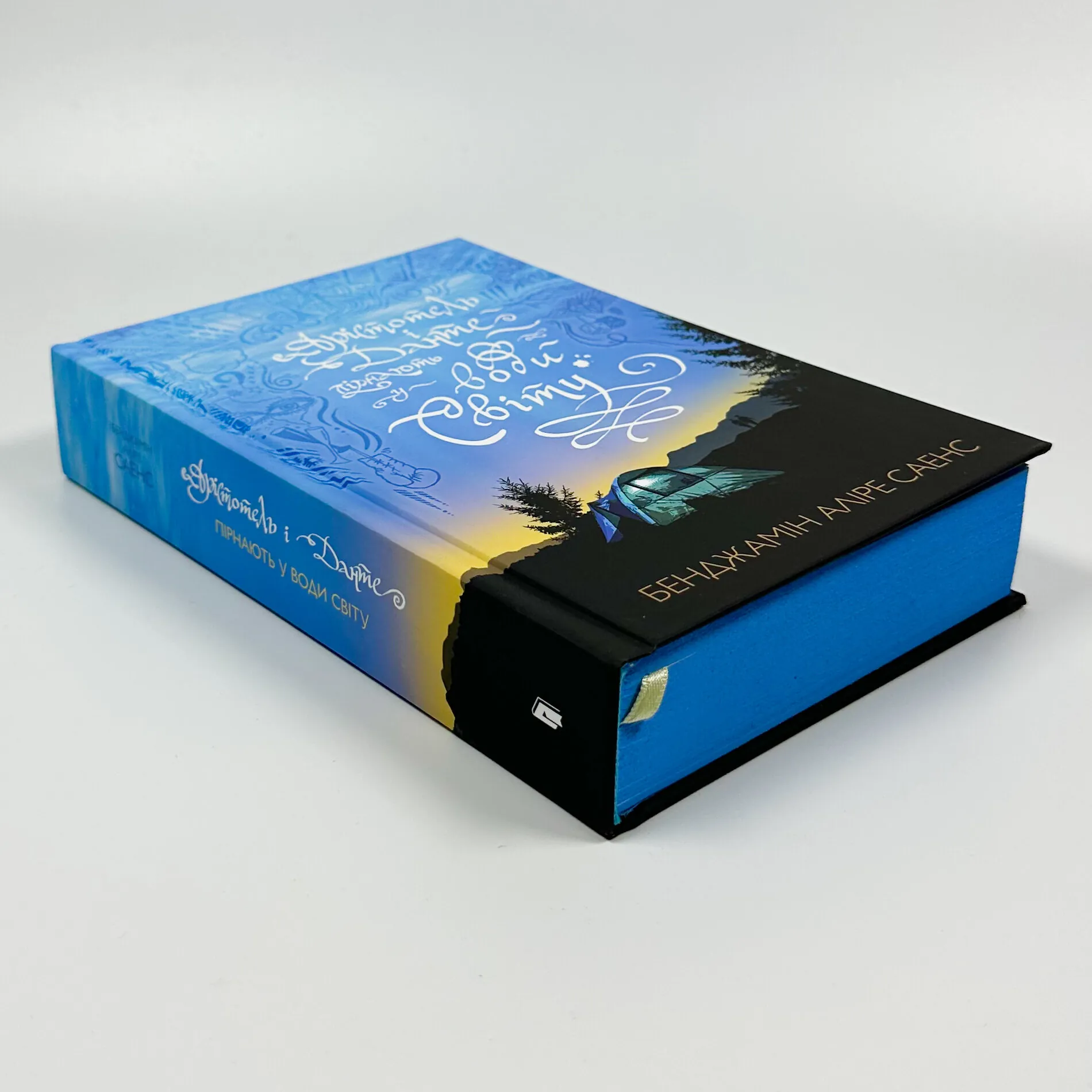 Арістотель і Данте пірнають у води світу. Автор — Бенджамін Аліре Саенс. 