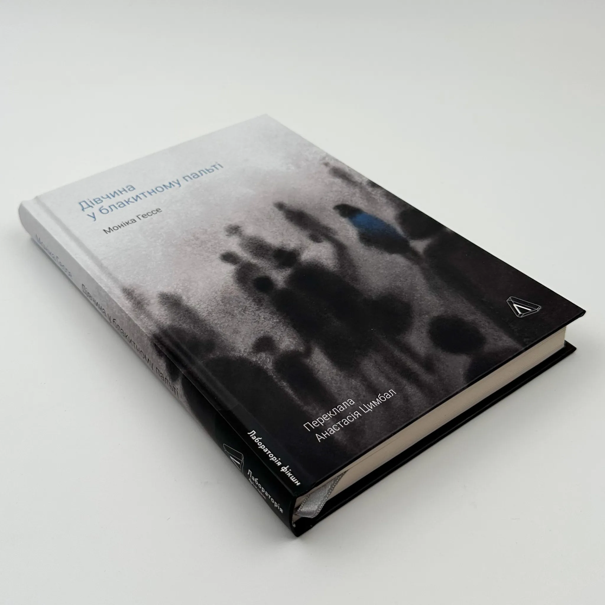 Дівчина у блакитному пальті