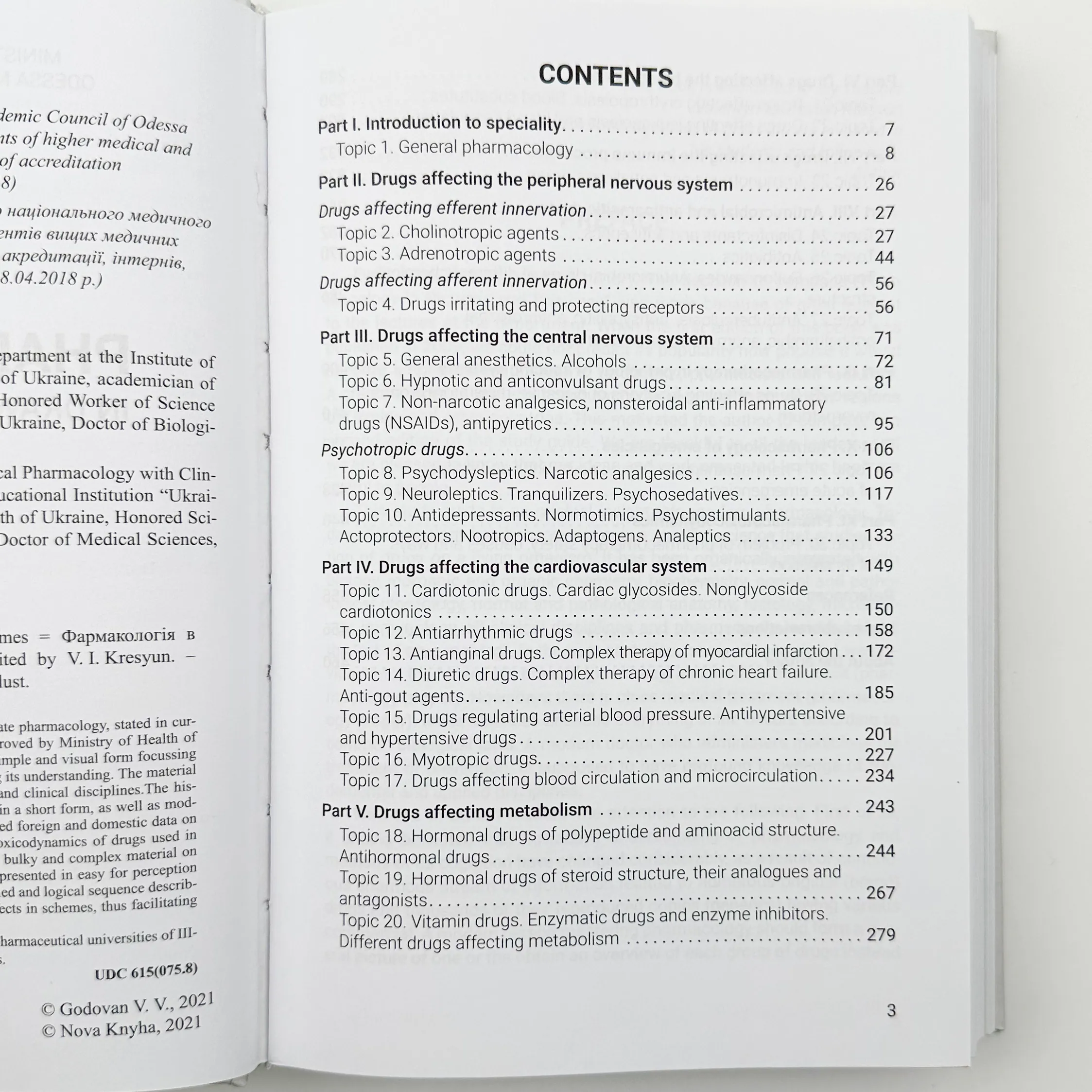 Pharmacology in Pictures and Schemes 