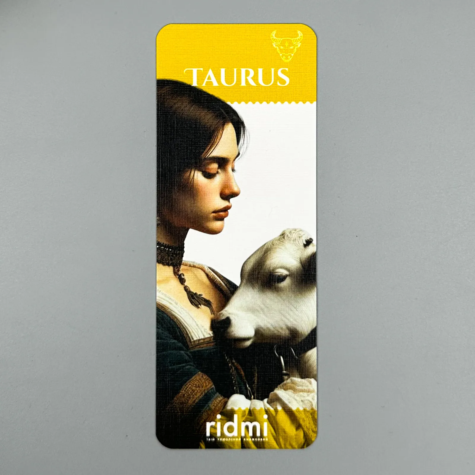 Закладка Зодіак (дизайнерський картон). . 