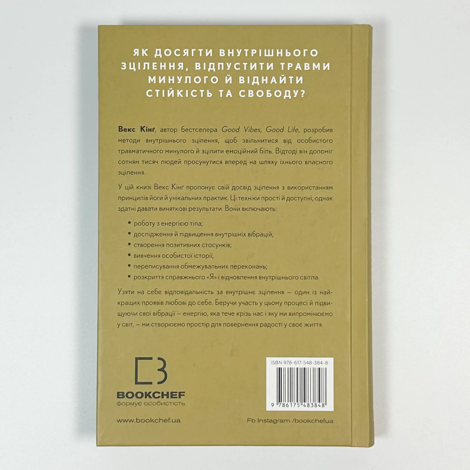Healing Is the New High. Посібник із подолання емоційних потрясінь і здобуття свободи  . Автор — Векс Кінґ. 