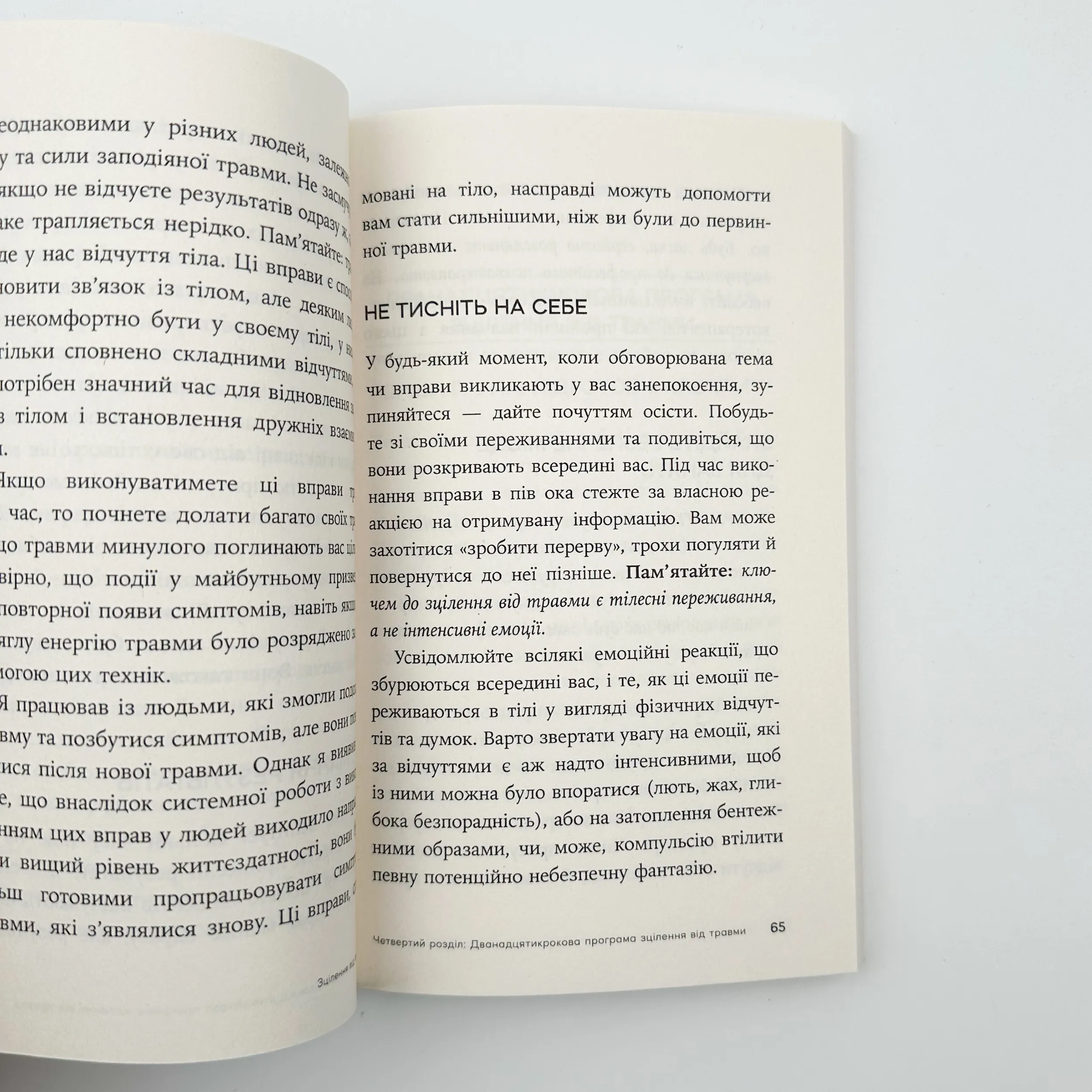 Зцілення від травми. Автор — Питер Левин. 