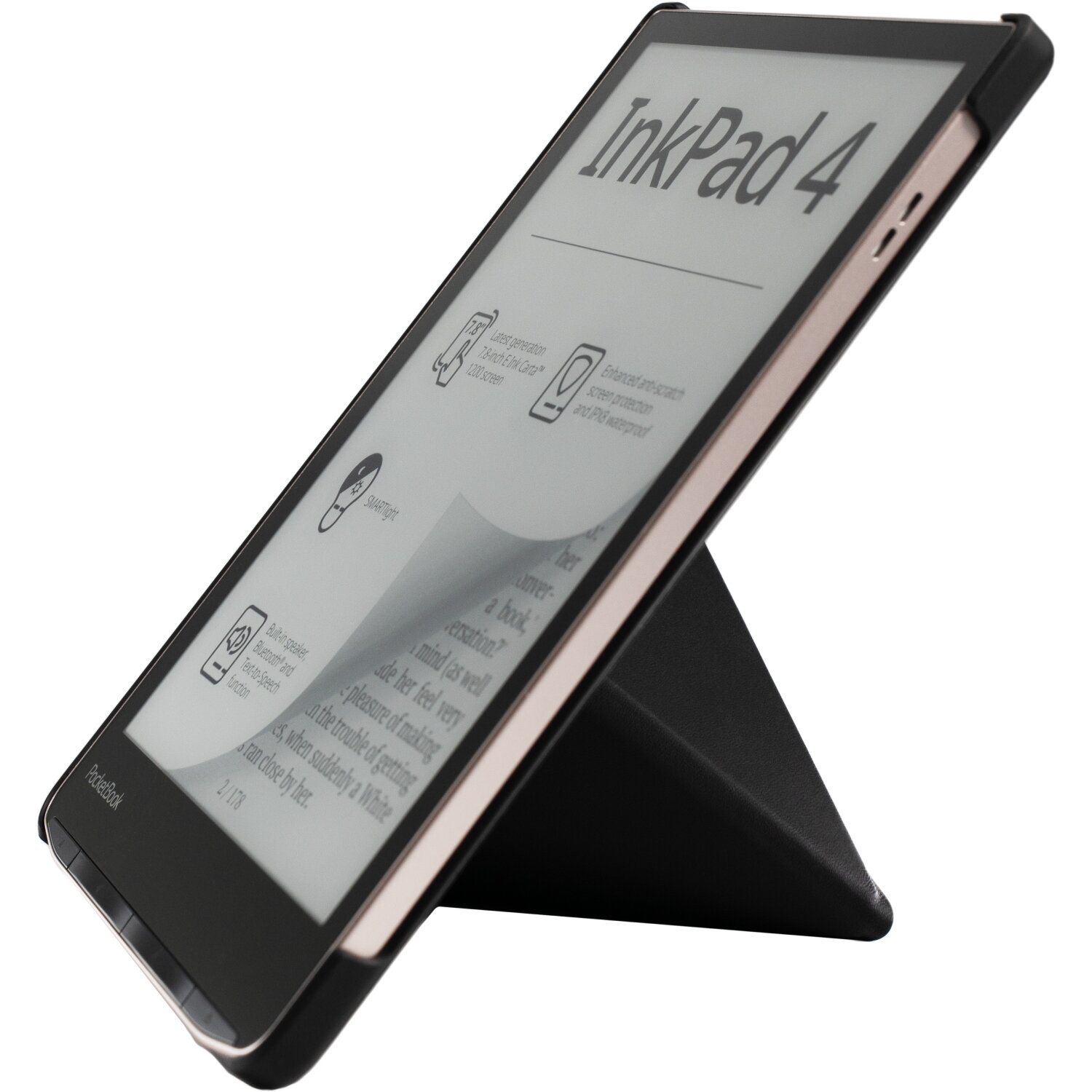 Обкладинка PocketBook 7.8", InkPad(PB743), Origami Cover, чорна. . 