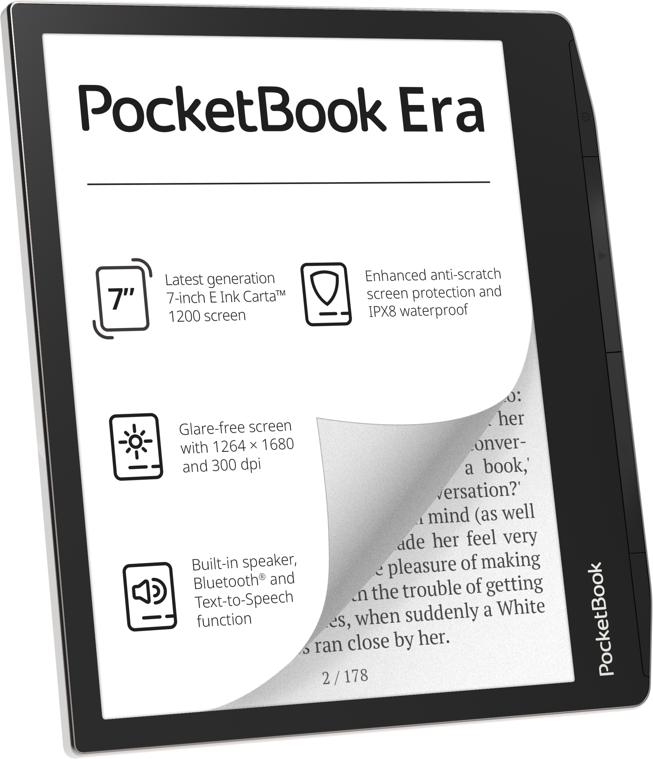 Електронна книжка PocketBook Era (PB700), 16Gb Stardust Silver. . 