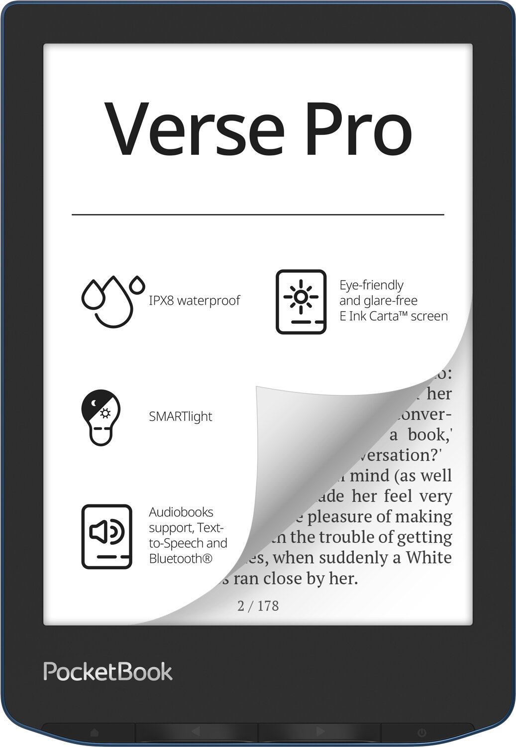 Електронна книжка PocketBook  Verse Pro (PB634) Azure