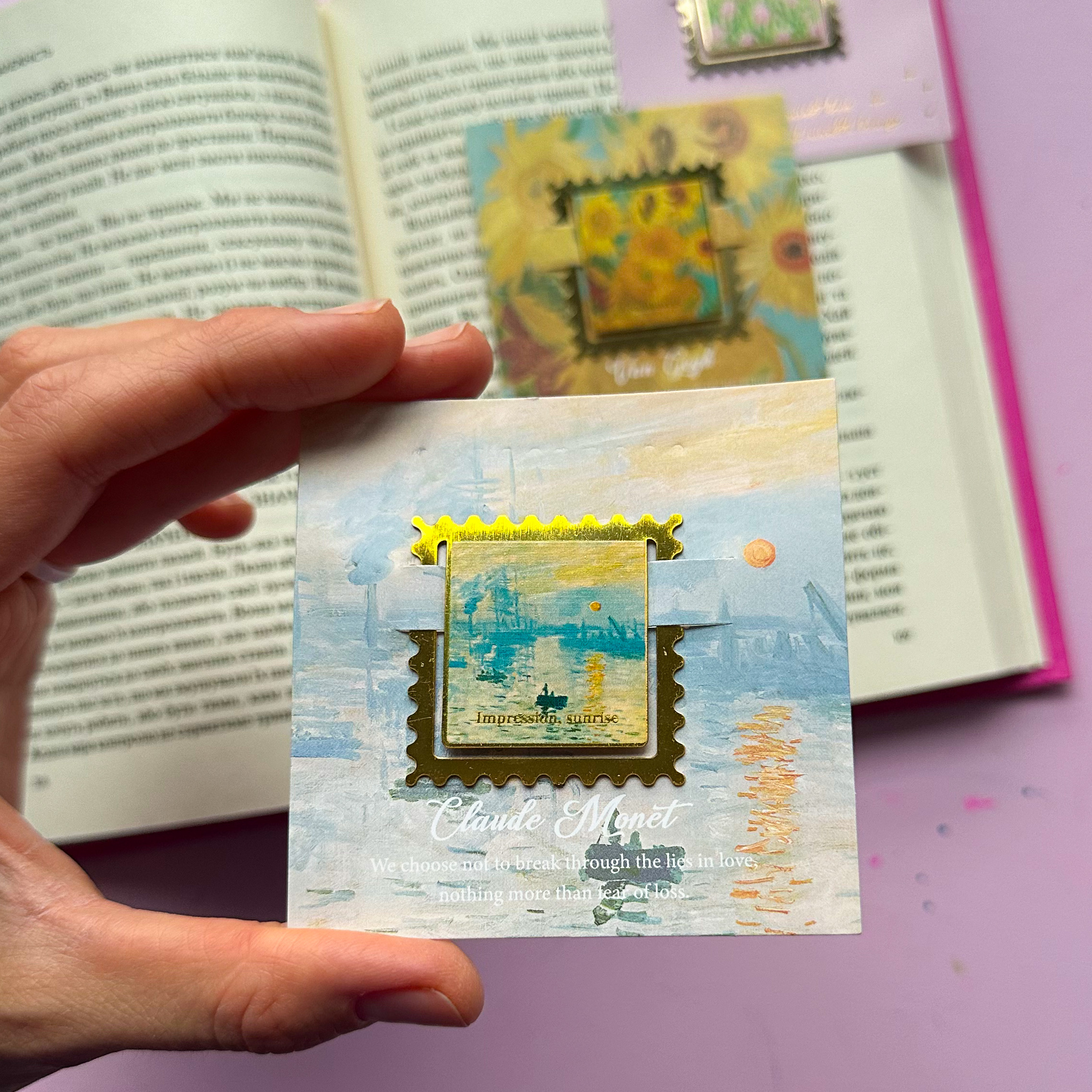 Закладка для книги «Марка». . 