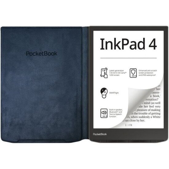 Обкладинка PocketBook 7.8", InkPad(PB743), Charge cover, темно-синя. . 