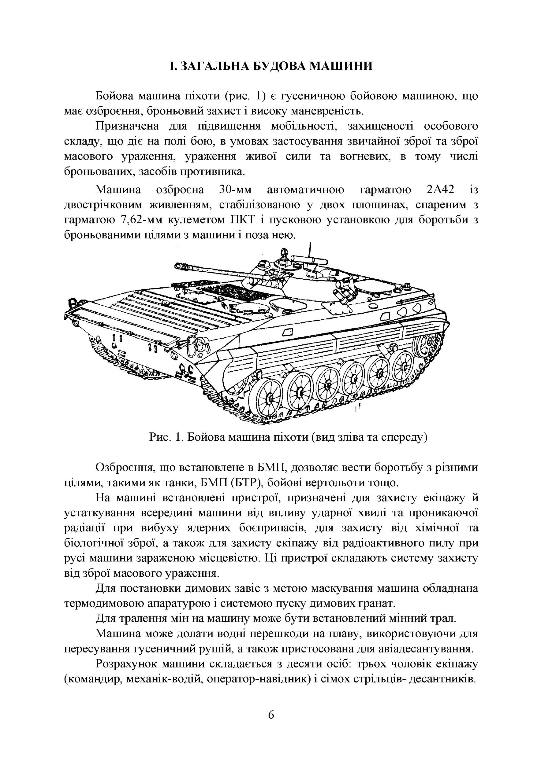 Бойова машина піхоти БМП-2. Загальна будова. Автор — В. В. Близнюк. 