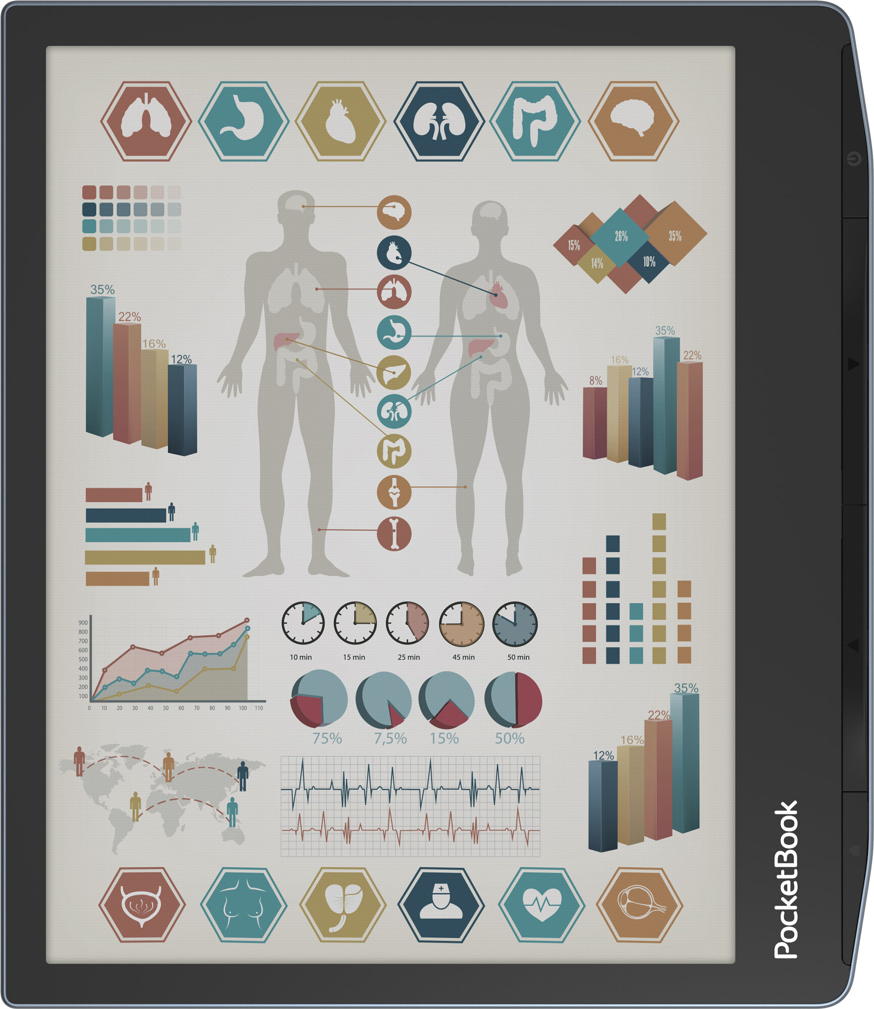 Електронна книжка PocketBook Era Color (PB700K3) Stormy Sea. . 