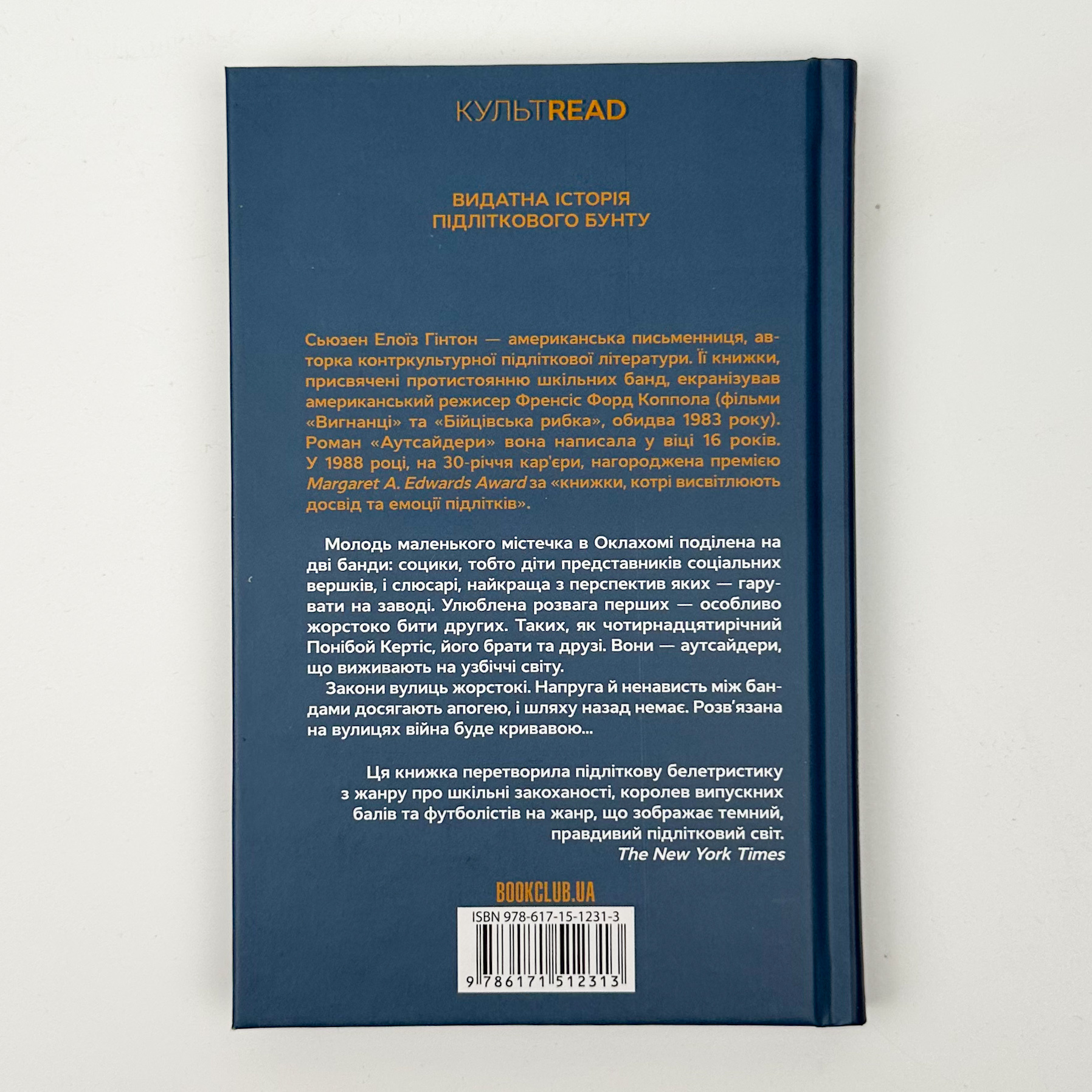 Аутсайдери. Автор — Сьюзан Елоїза Гінтон. 
