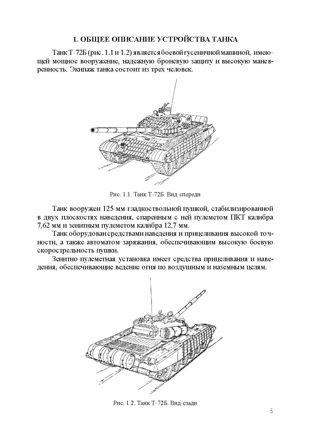 Устройство танка Т-72Б. . 