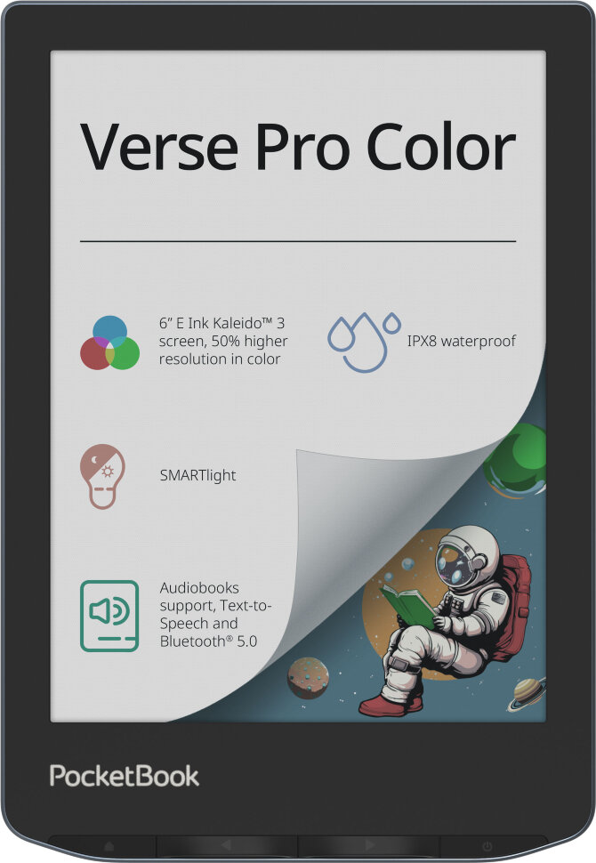 Електронна книжка PocketBook  Verse Pro Color (PB634K3) Stormy Sea