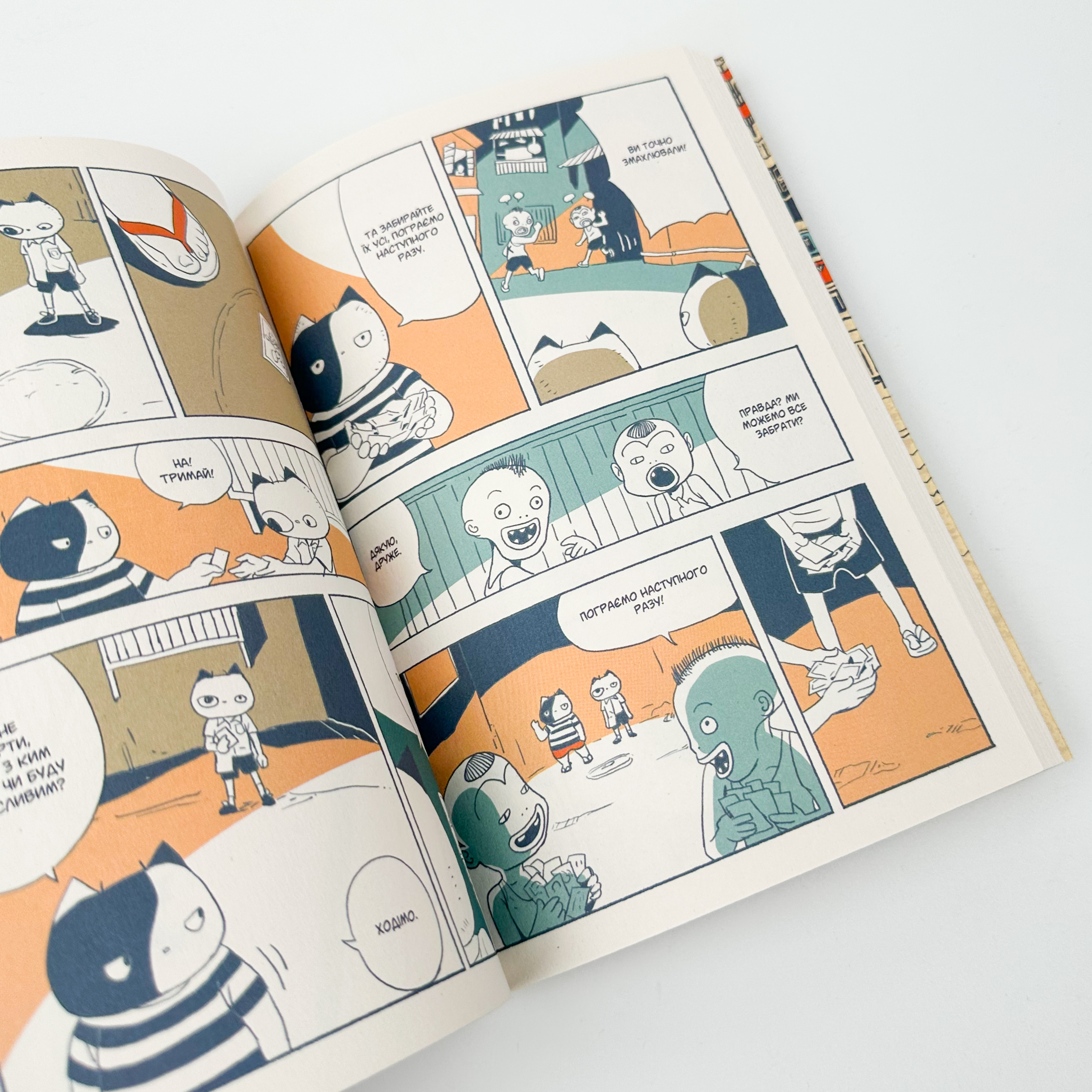 Хлоп’я у масці кота