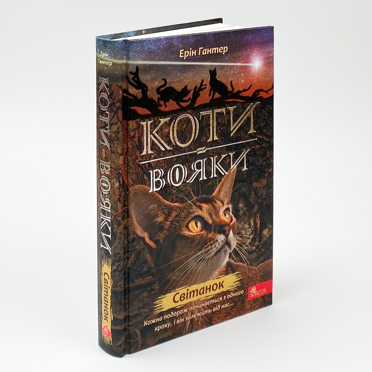 Коти-вояки. Нове пророцтво. Книга 3. Світанок. Автор — Ерін Гантер. 