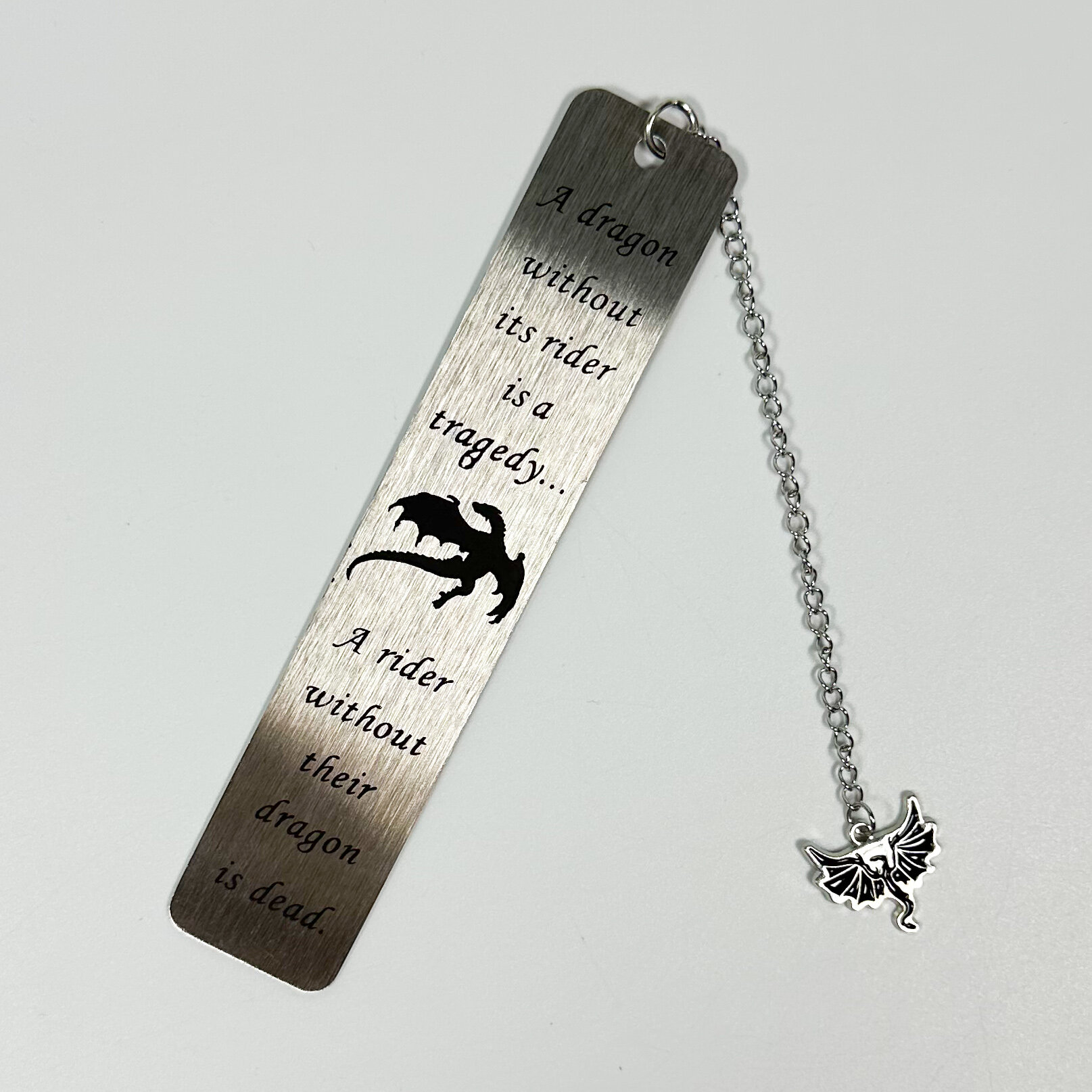 Закладка металева Дракон