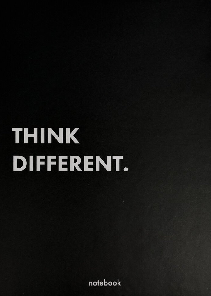Блокнот "Think Different" чорний