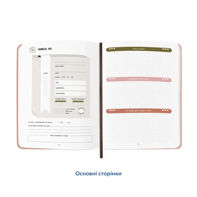 Щоденник читацький "Щасливі моменти читання" . . 